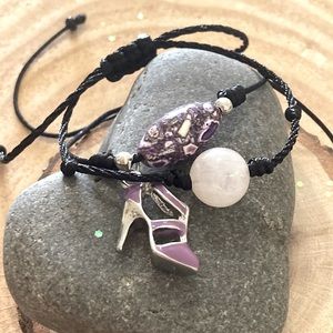 Self Love Empathy Healing rose quartz elegant bracelet set